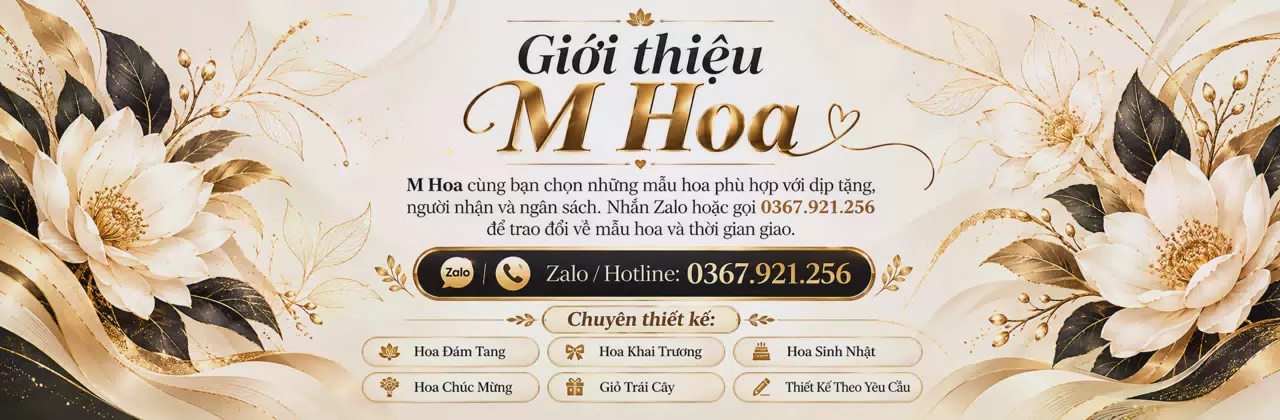 Ảnh bìa Shop hoa tươi Phường Phương Liệt Hà Nội - Thêm sắc hoa cho ngày vui